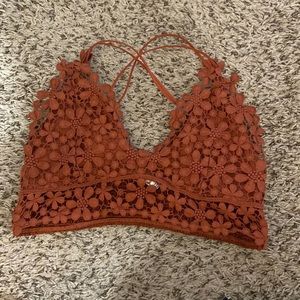 Free people bralette SIZE LARGE. Never worn.